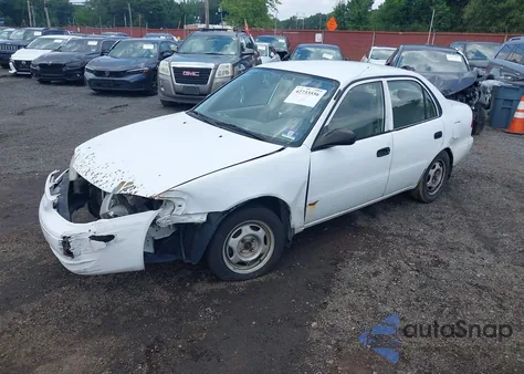 1999 Toyota Corolla Ve из США, поврежденный, VIN 2T1BR12E3XC225803